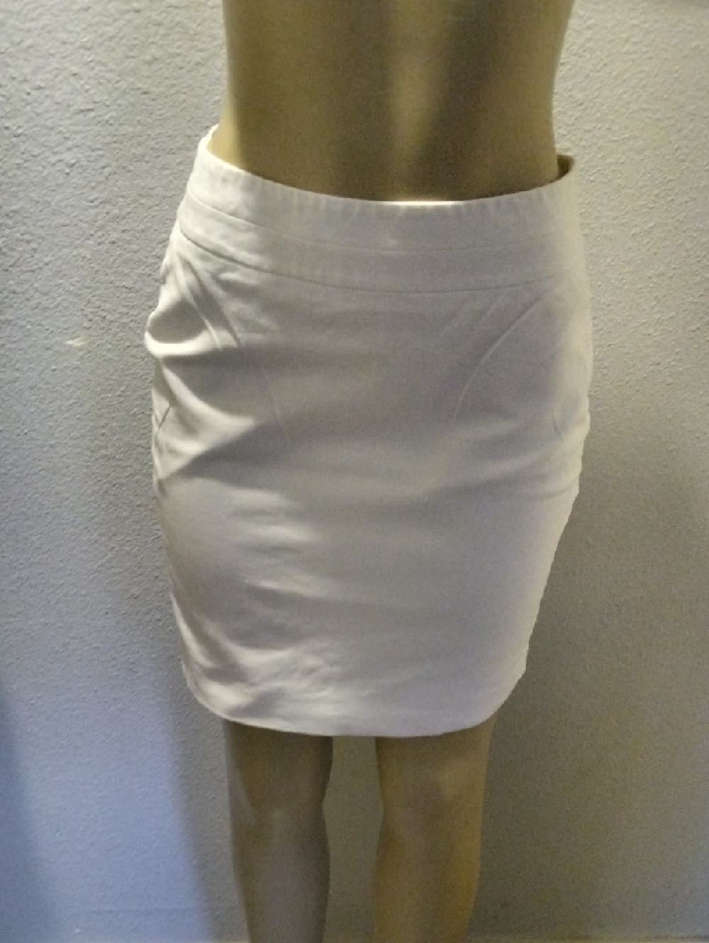 Banana Republic White Mini Pencil Skirt